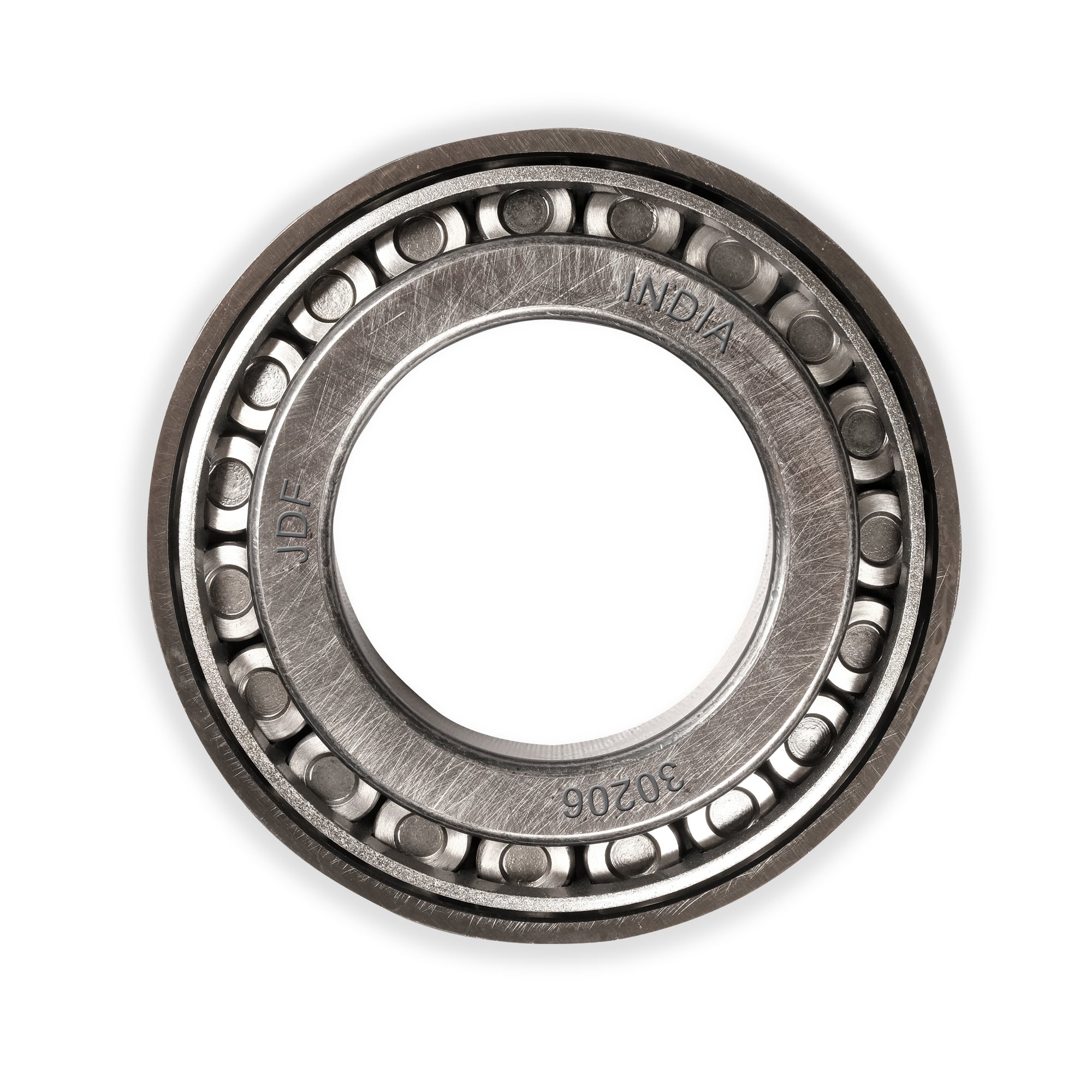 Metal bearing on a white background