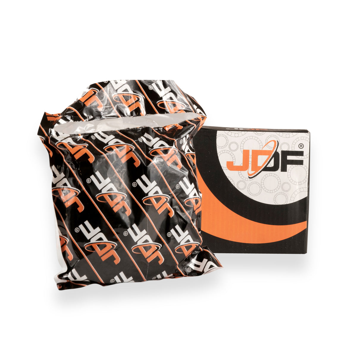 JDF branded product with packaging on a white background