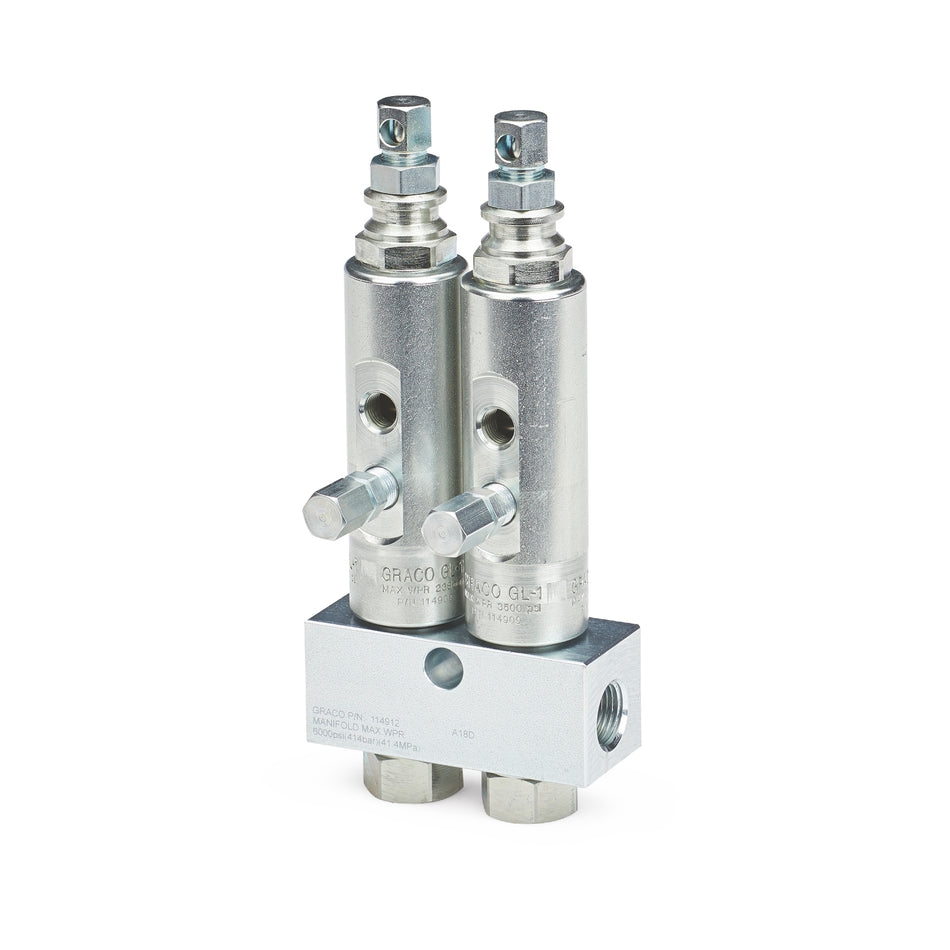 Graco GL-1™ Grease Injectors – 2 Injectors and Manifold, 114902