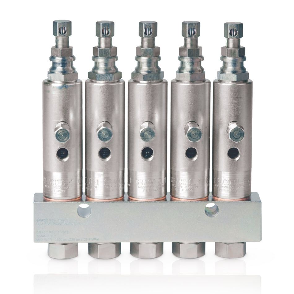 GL-1™ Grease Injectors – 5 Injectors and Manifold, 114905