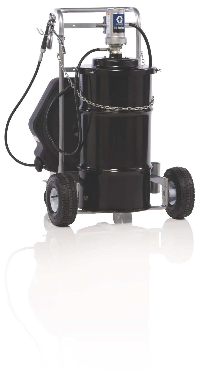 Graco LD Series 50:1 54 kg (120 lb.) Grease Pump – Mobile Package, 24J060