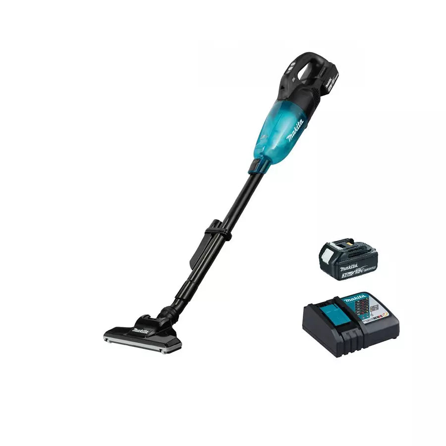 MAKITA - 18 V CORDLESS VACUUM CLEANER BLUE & BLACK - DCL284FRFB