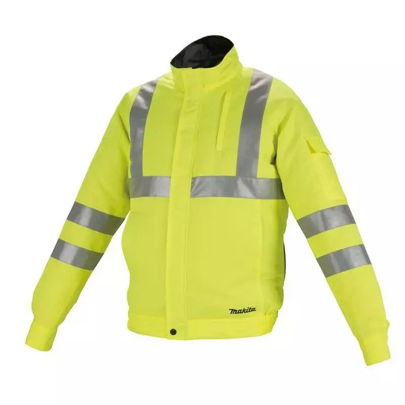 MAKITA-DFJ214CM-Cordless Fan Jacket 100% Polyester Green Size M,