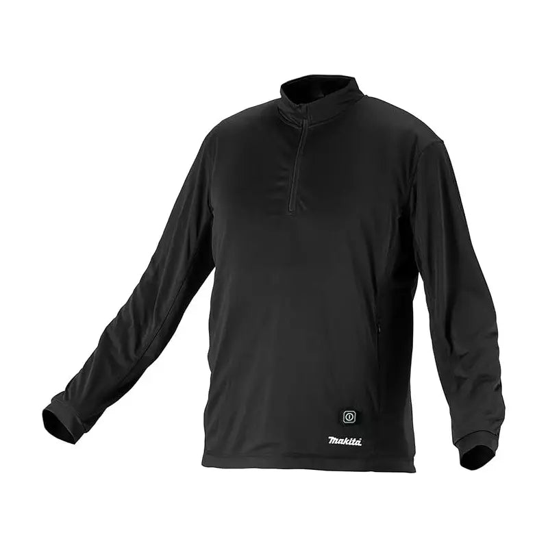 MAKITA - POLYESTER FABRIC BATTERY HEATED BASE LAYER SHIRT HALF-ZIP JACKET - DCX201AL