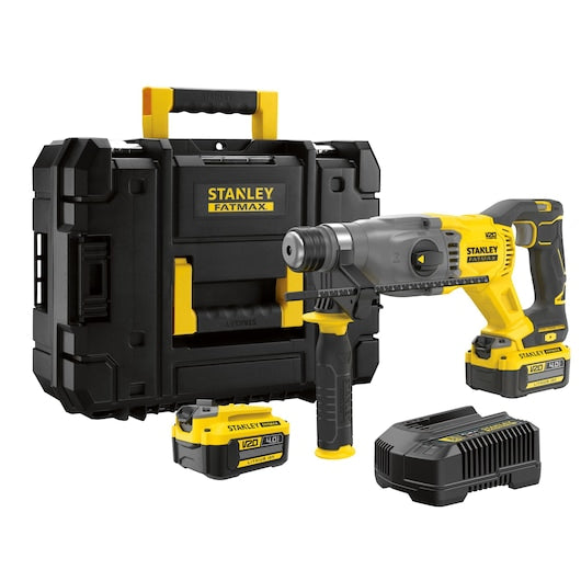 Stanley - SBH900M2K-B1 - 20V Brushless SDS Hammer