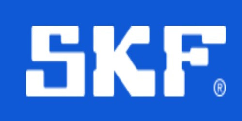 SKF LOGO ON BLUE