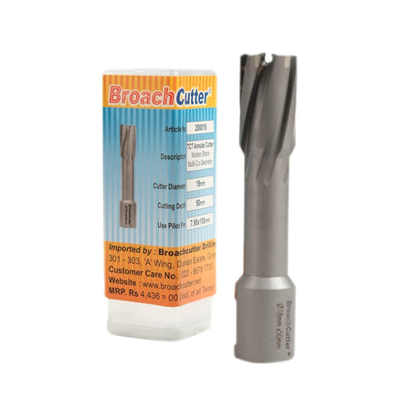 Broach Cutter with packaging on a white background