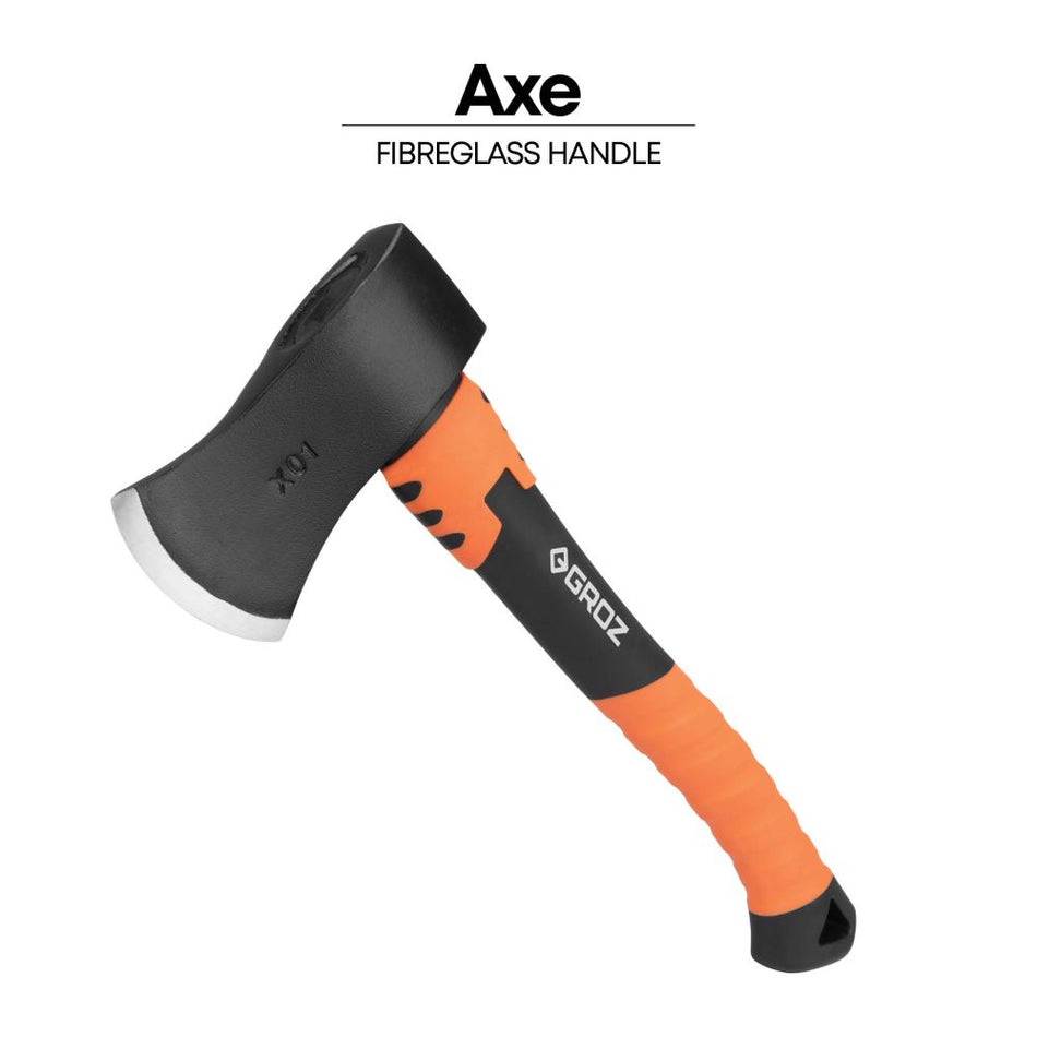 GROZ AXE/FG/1.25/14 Axes Fibreglass Handle Head weight 0.5 kg, Overall length 350 mm