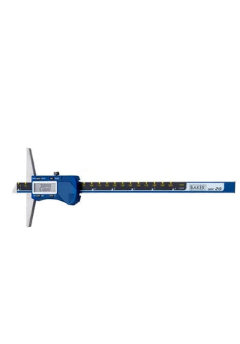 Baker DDC20 Digital Depth Vernier Caliper Reading 0.01mm/0.005", Range 0-200mm/0-8"