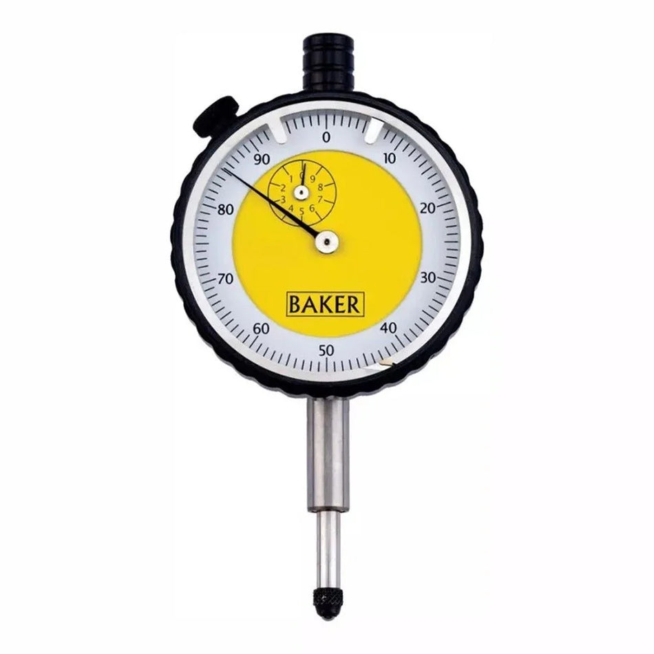 Baker K53 Plunger Type Dial Gauge, Reading 0.0005", Range 0.5", Graduation 0-25-0