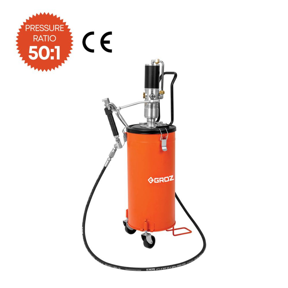 GROZ BGRP/15, 15Kg Air Operated Grease Ratio Pump 50:1