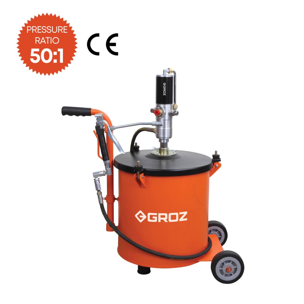 Groz Bgrp 30 30kg Air Operated Grease Ratio Pump 50 1 Industrofy