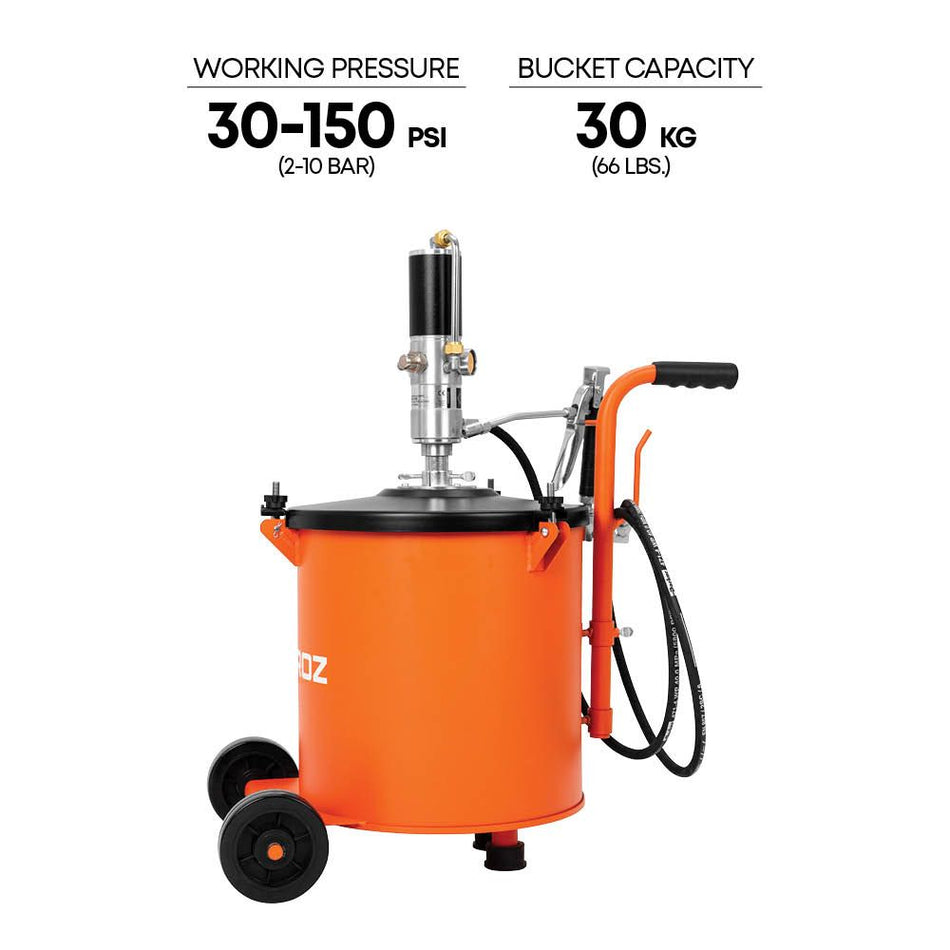 GROZ BGRP/30 30Kg Air Operated Grease Ratio Pump 50:1