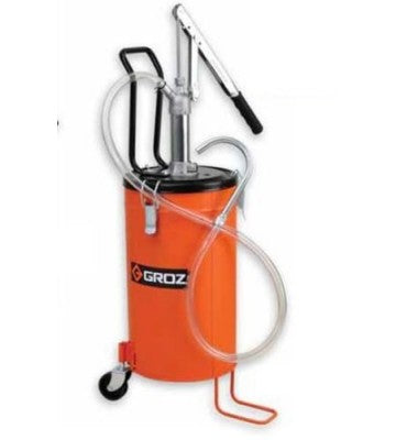GROZ 30L Bucket Oil Pump with Wheels, V30W