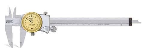 Yamayo Dial Calipers with Golden Dial