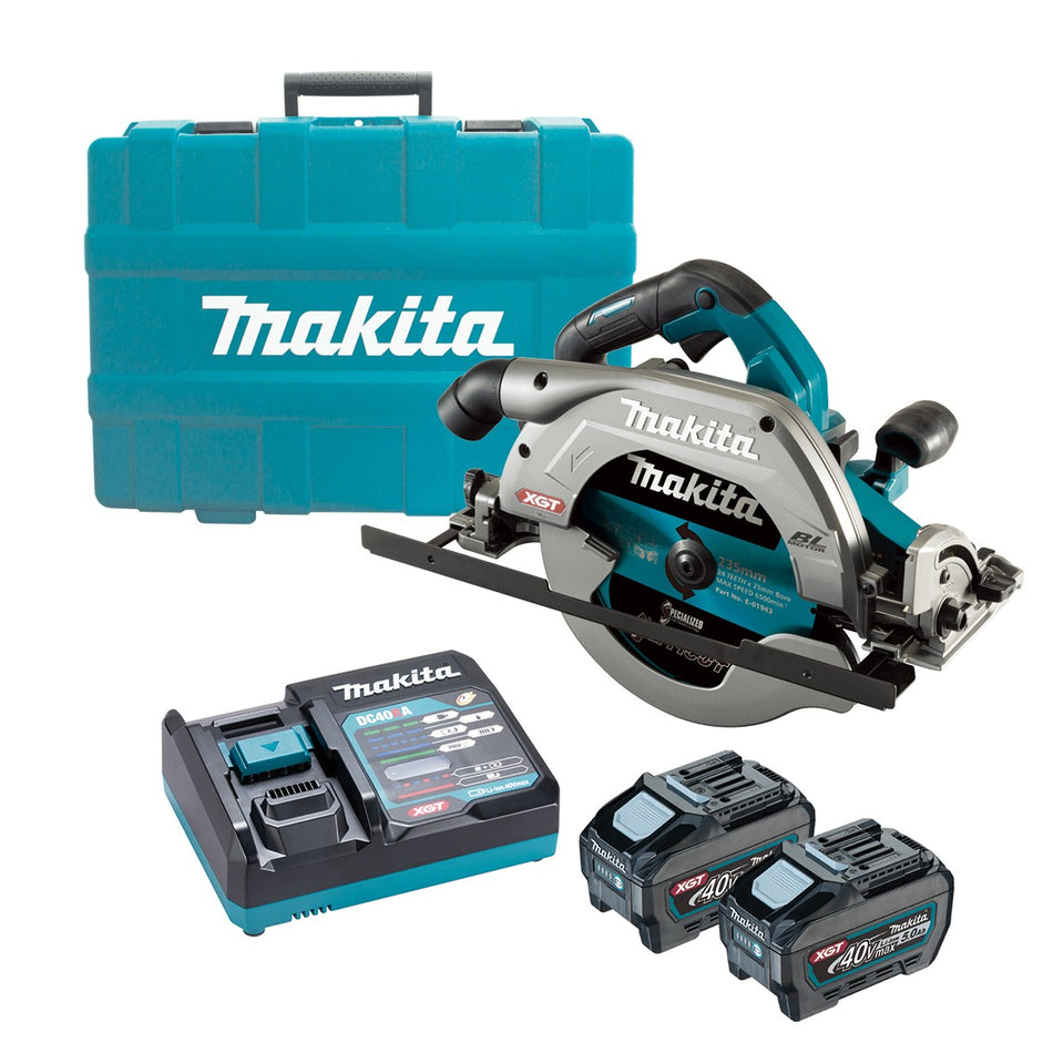 MAKITA XGT 40Vmax Cordless Circular Saw, HS009GT201
