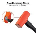 Groz SHID/8/24 Heavy Duty 52 HRC Head Indestructible Handle Sledge Hammer