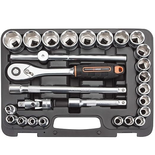 Groz Socket & bit socket Set 42 Pcs. KIT/SKT/H/1-4/42/UG