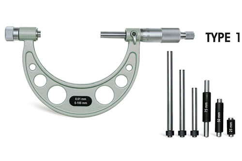 Yamayo Interchangeable Outside Micrometers