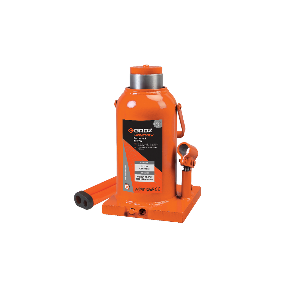 GROZ Bottle Jack JACK/BT/32W, Capacity 32 Ton (29030 Kg)