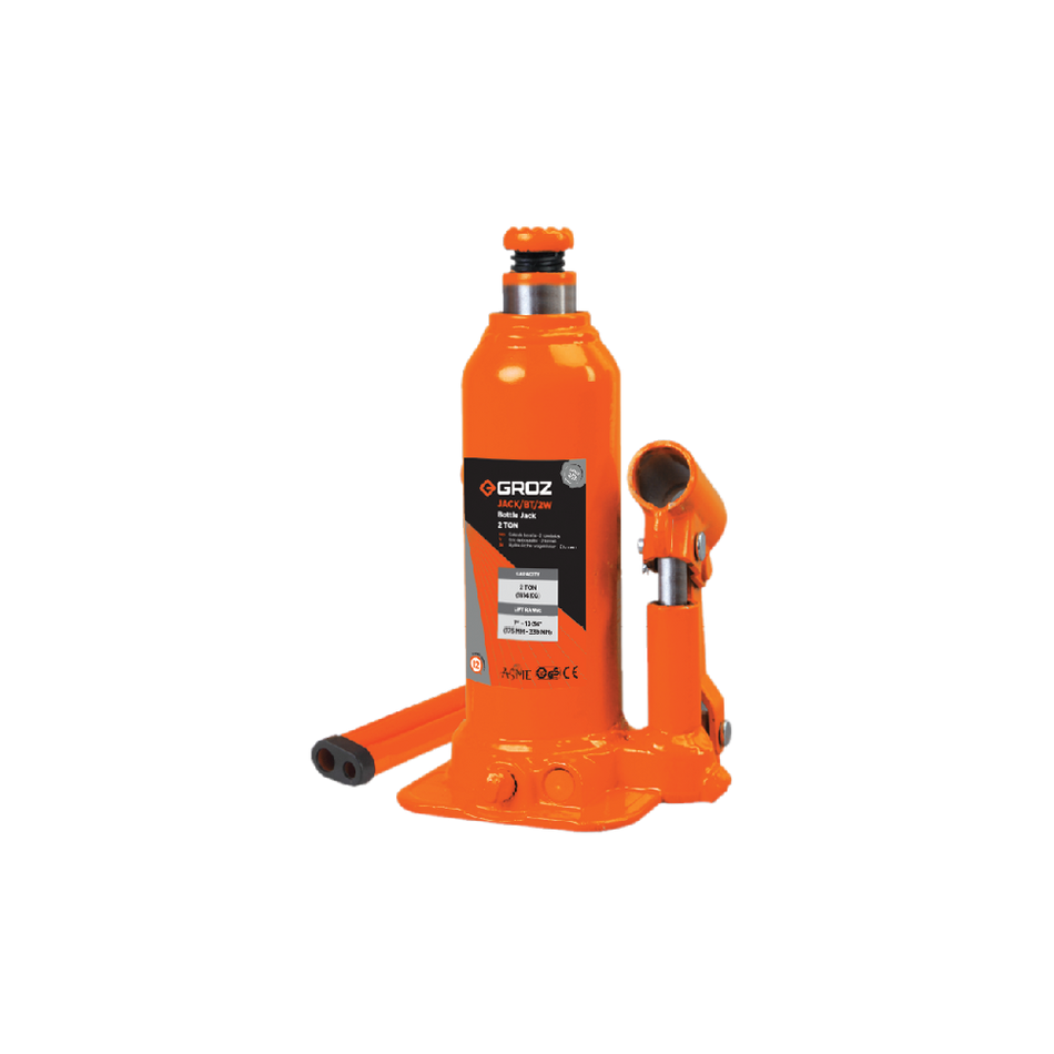 GROZ Bottle Jack JACK/BT/2W, Capacity 2 Ton (1815 kg)