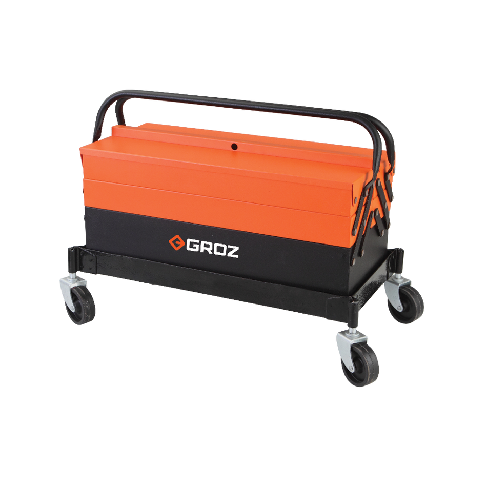 GROZ MTB/5T 5 Tray Cantilever Tool Box with Trolley, Capacity 35Kg