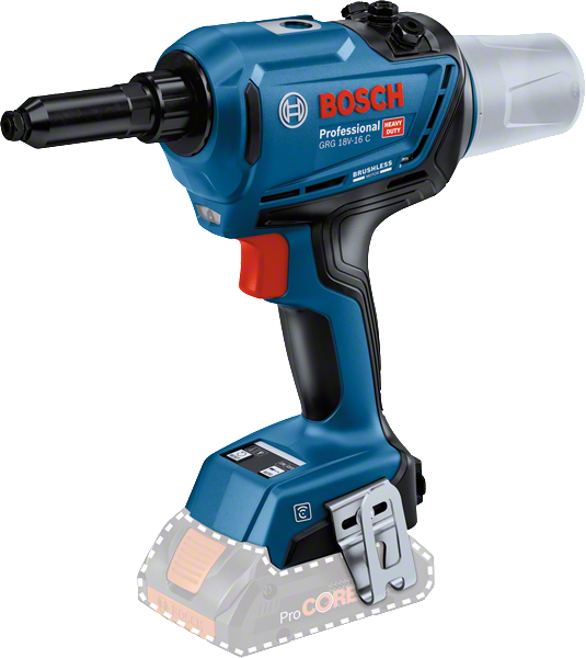BOSCH -PRO GRG 18V-16 C
Cordless Rivet Gun-06019K5080