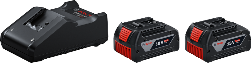 BOSCH -2 x GBA 18V 4.0Ah + GAL 18V-40
Starter Set-1600A022V2