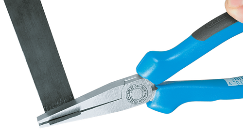 Gedore Flat-nose Pliers, Dip-insulated, 160 mm, 8120-160 TL