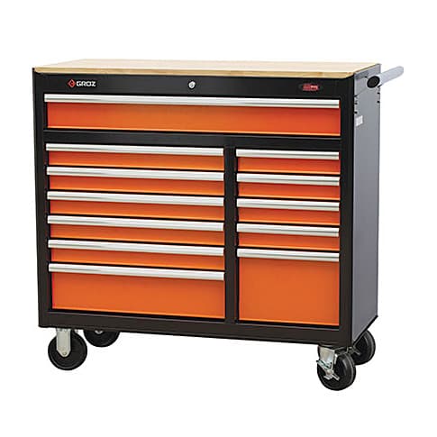 Groz 8 Drawer Portable Workstation, MTB/8
