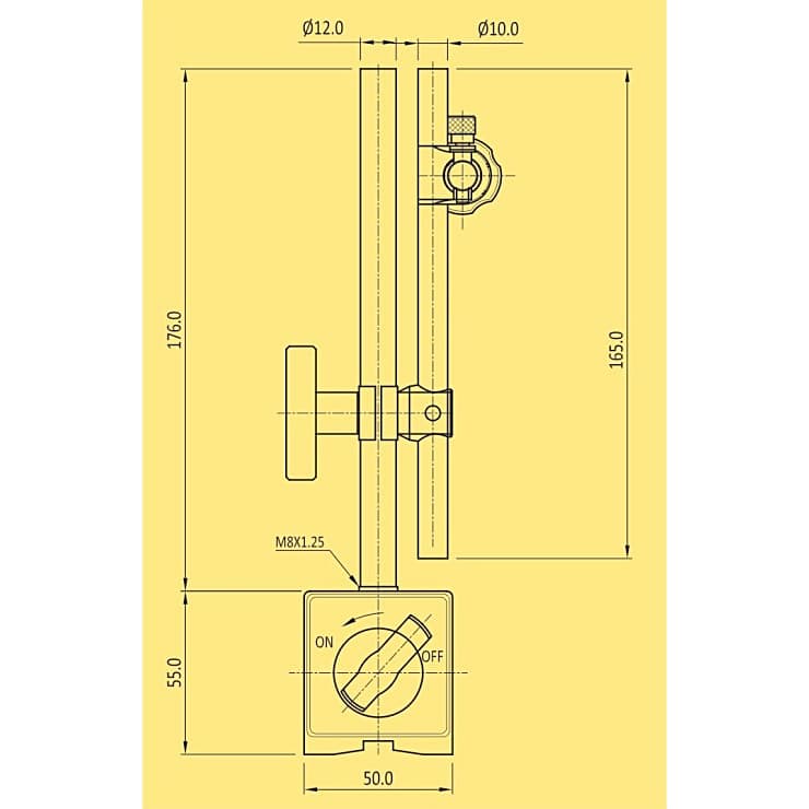 Baker MS Dial Magnetic Stand