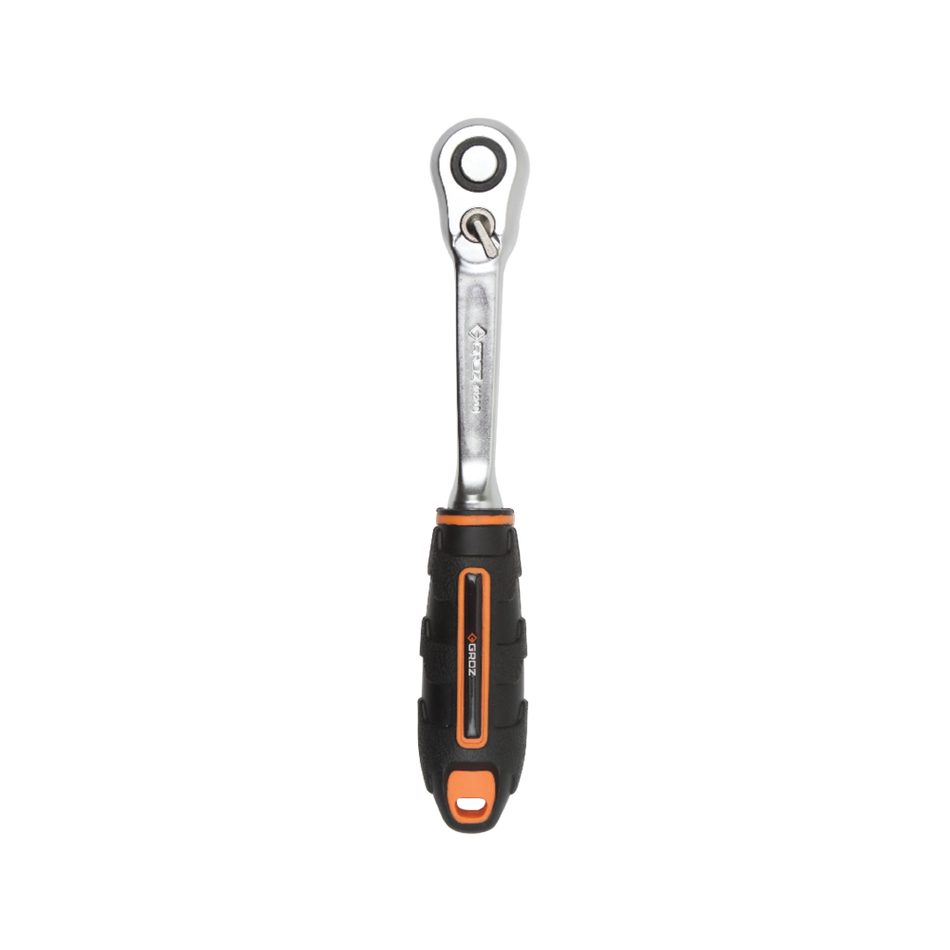 GROZ 1/4" 145mm Slim Line Ratchet Handles, RTD/SL/1-4/UG
