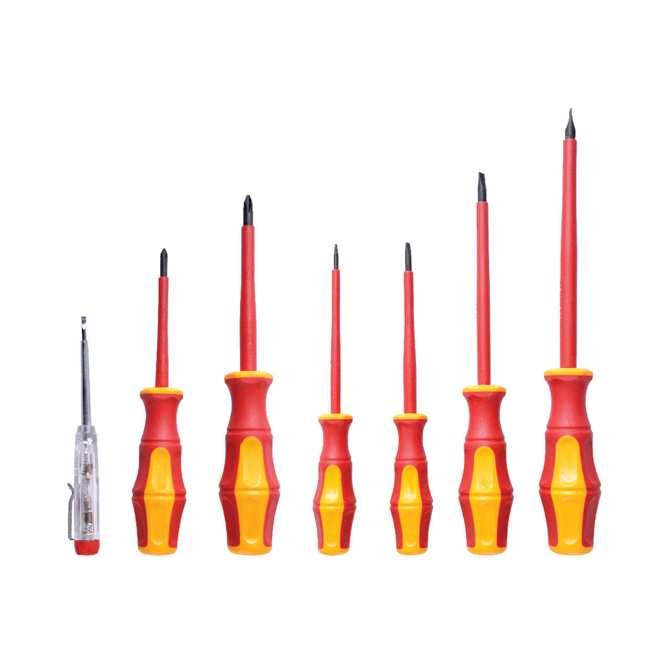 GROZ VDE Screwdriver Set SCDR/VDE/7/ST