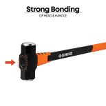 GROZ SHFG/12/36 Sledge hammer Fibreglass Handle, Overall Length 900 mm