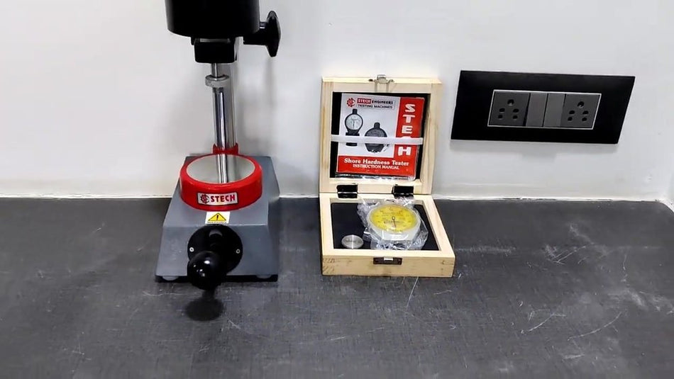STECH Rubber Hardness Tester, SHORE D - EDHT I - DIGITAL DUROMETER