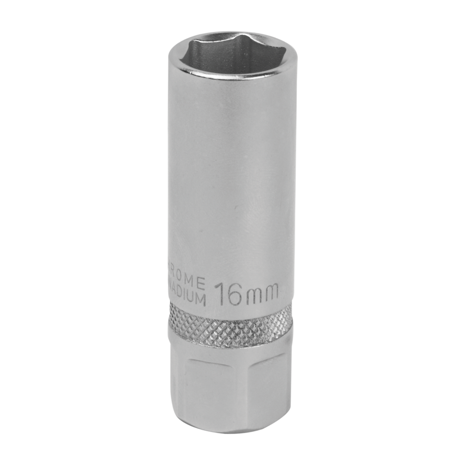 GROZ 16mm 1/2" Hex Spark Plug Sockets, SKT/1-2/SP/16/UG