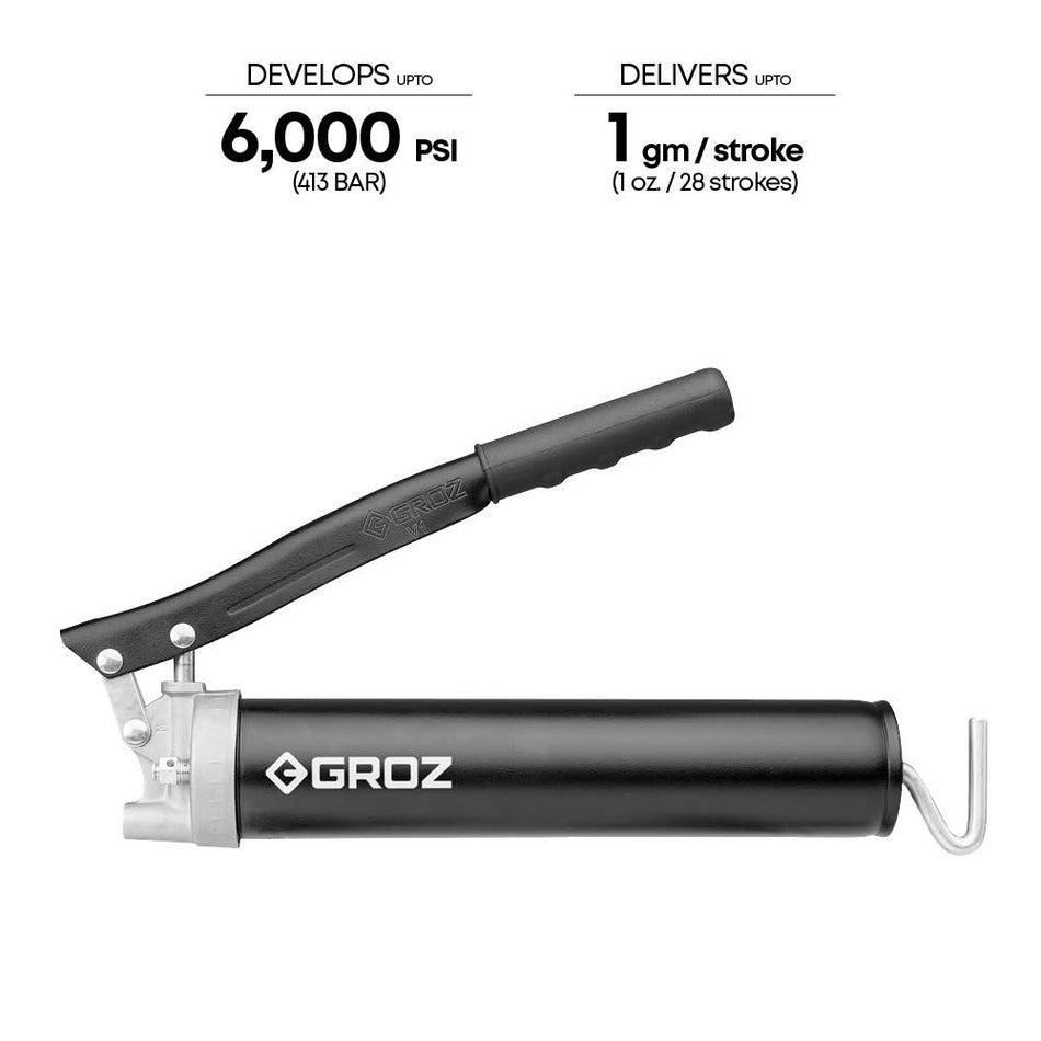 GROZ Lever Grease Gun Heavy Duty -V Series, V1R/HD/BL/B