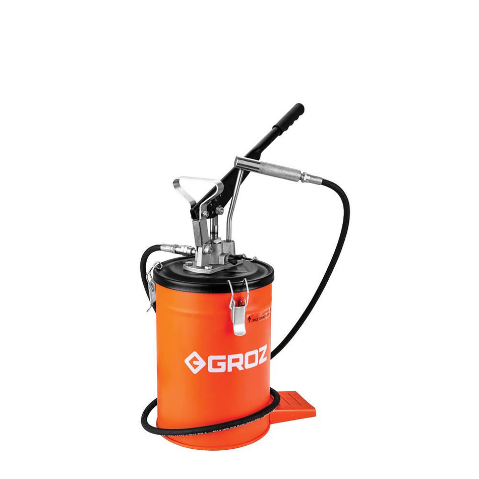 GROZ 10Kg Bucket Grease Pump Without Wheels, VGP/10A